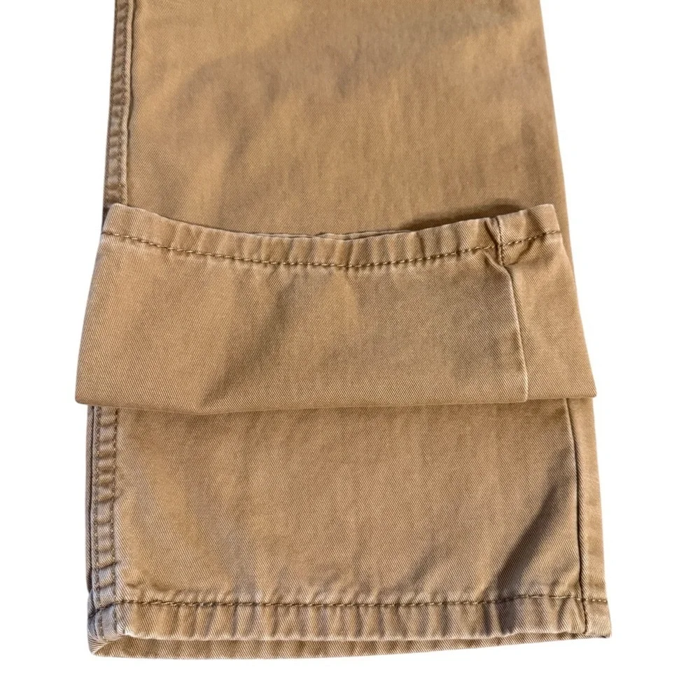Levi’s 514 Straight Fit Jeans Men Tag 34x34 Tan Khaki Cotton Twill Casual Pants